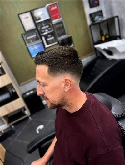 Tunsoare fade realizata la DenisTheBarber